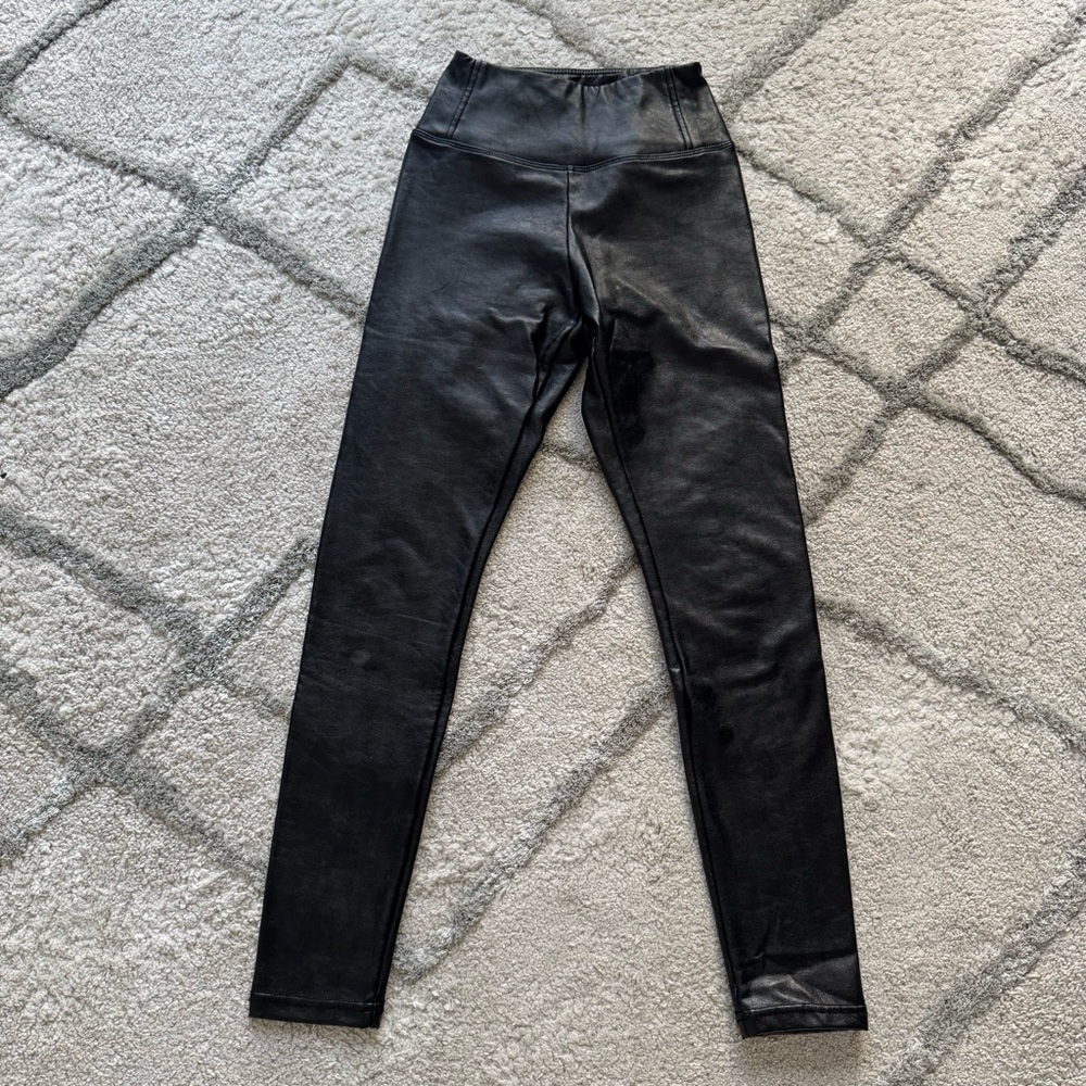 Nordstrom BP faux leather leggings high rise lined XS